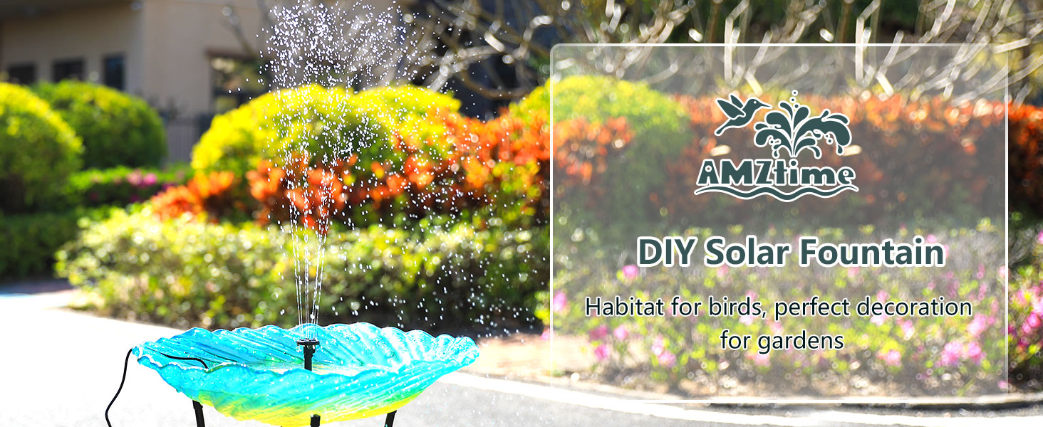 DIY solar fountain