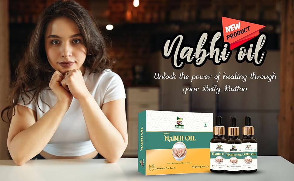 Divya Shri Nabhi Oil for Skin, Stomach Pain, Chapped Lips, Cracked