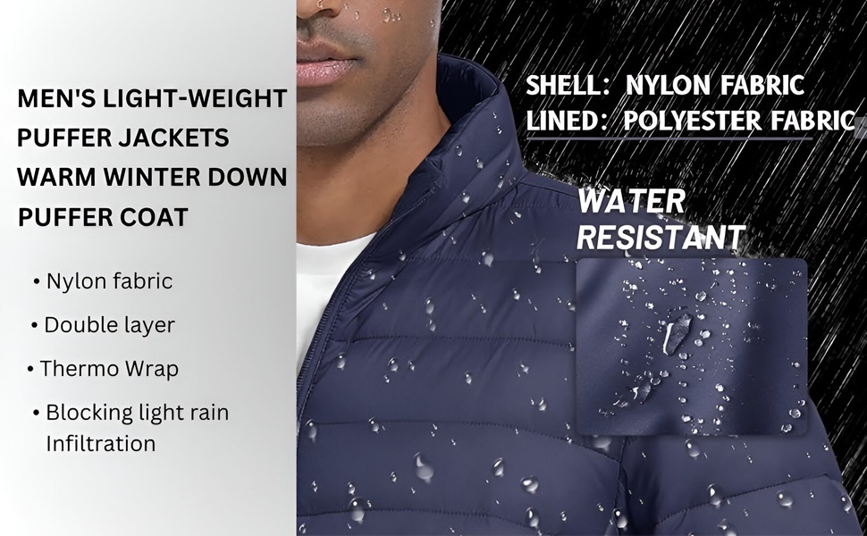 Lightweight Jackets || Winter Jacket for Men || Puffer Jacket For Men || Windproof Jacket For Men