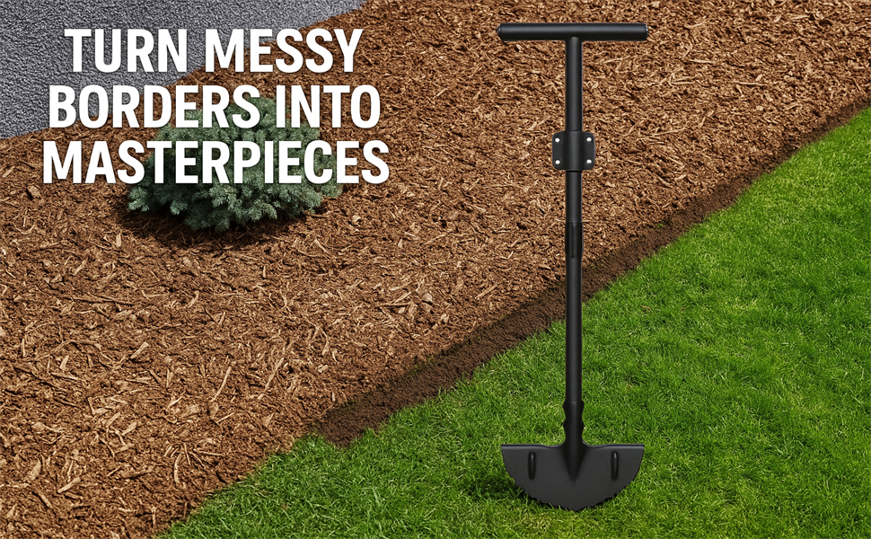 Half Moon Edger - Professional Lawn Edging -15