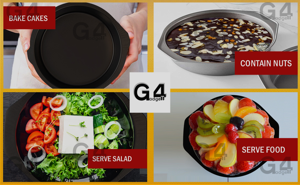 Multipurpose Steel Cake Tin for All Your Baking Needs