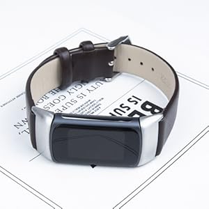 charge 5 leather band  