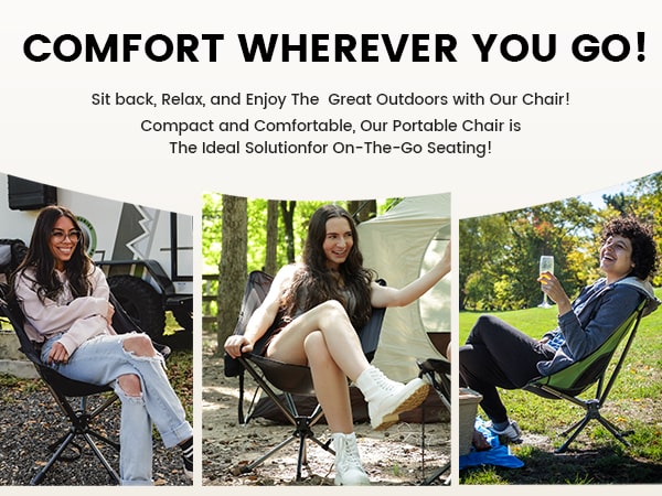 TCEK スウィベルポータブルチェア Amazon.com: TCEK Swivel Portable Chair - Small Compact