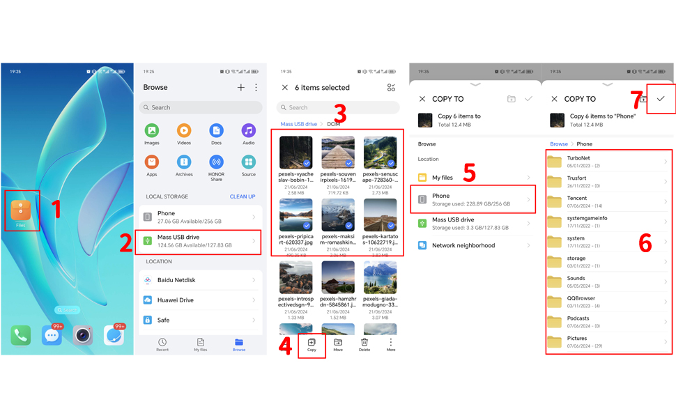 OMei Stars SD Card Reader USB C, Sd Card Reader for