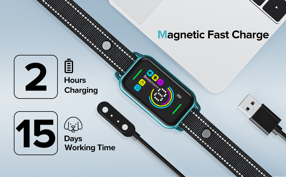 Dog Bark Collar, DINJOO Bark Collar for Large Medium Small