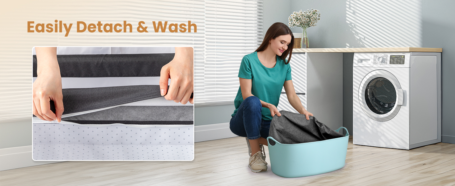 bassinet with removable cover for easy cleaning