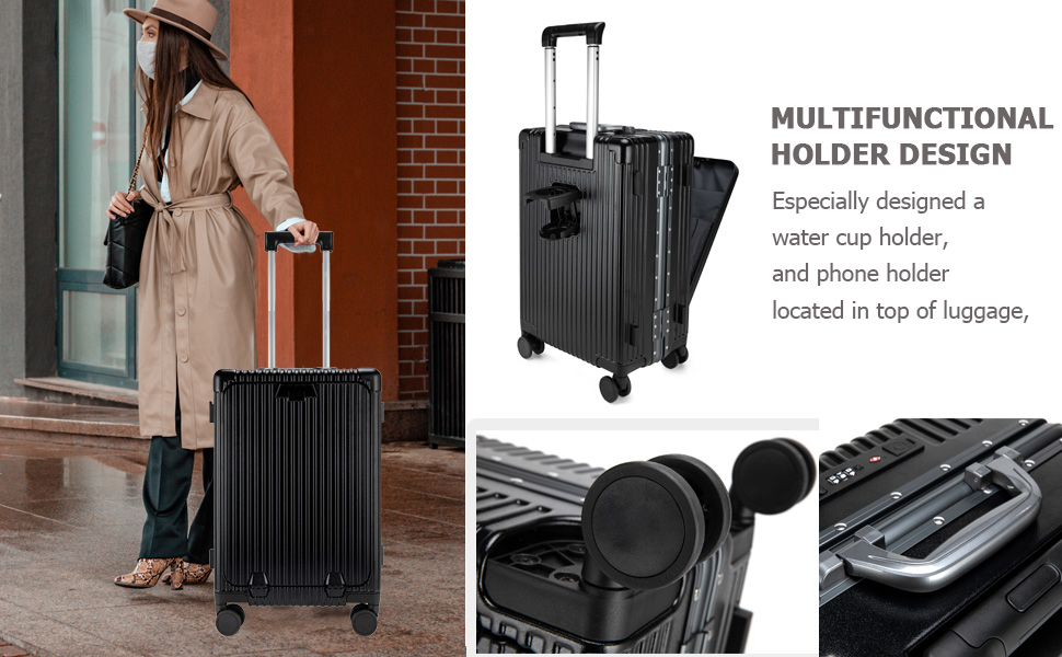 feilario Hardside Expandable Spinner Wheel Luggage