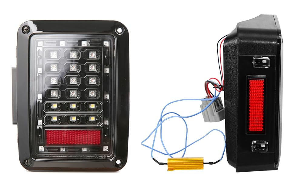 Amazon.com: Hooke Road JK LED Tail Light Assembly Wrangler