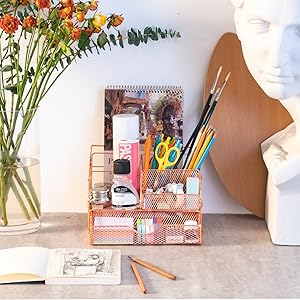 A Prettier Desk Organizer & Decor
