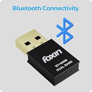 FOXIN WIRELESS USB BT+WiFi ADAPTER FWD 600B