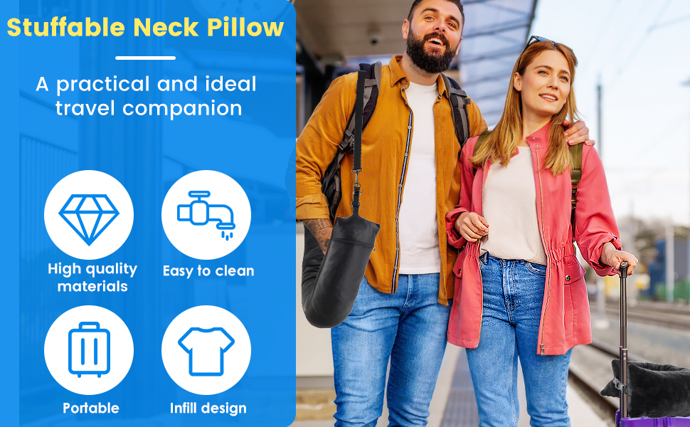 Stuffable Neck Pillow
