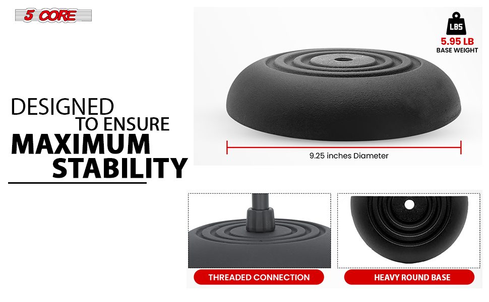 Stand Floor Heavy Duty Height Adjustable 37.5-70 Inch MS RBP5