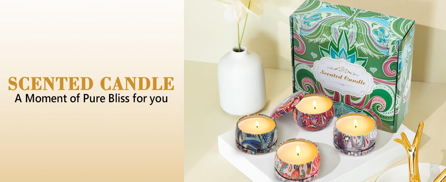 4pcs scented candle