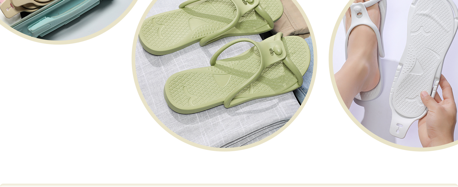 foldable slippers