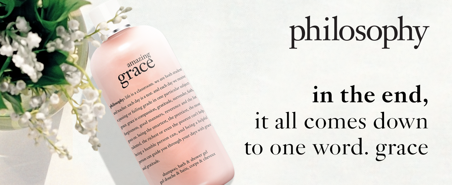 PHILOSOPHY amazing grace 3in1 shampoo, shower gel & bubble bath for