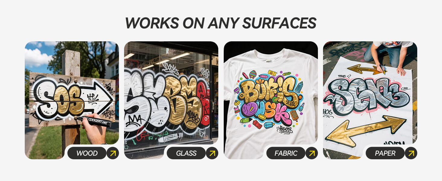 Jumbo paint markers for wood glass fabric banner sign window paper Canvas Posters Board