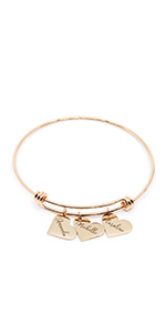 personalized heart bracelet rose gold name bracelet
