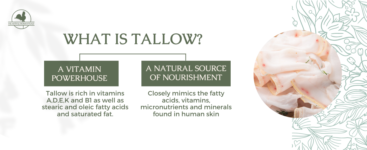 what is tallow? a vitamin powerhouse and a natural source of nourishment