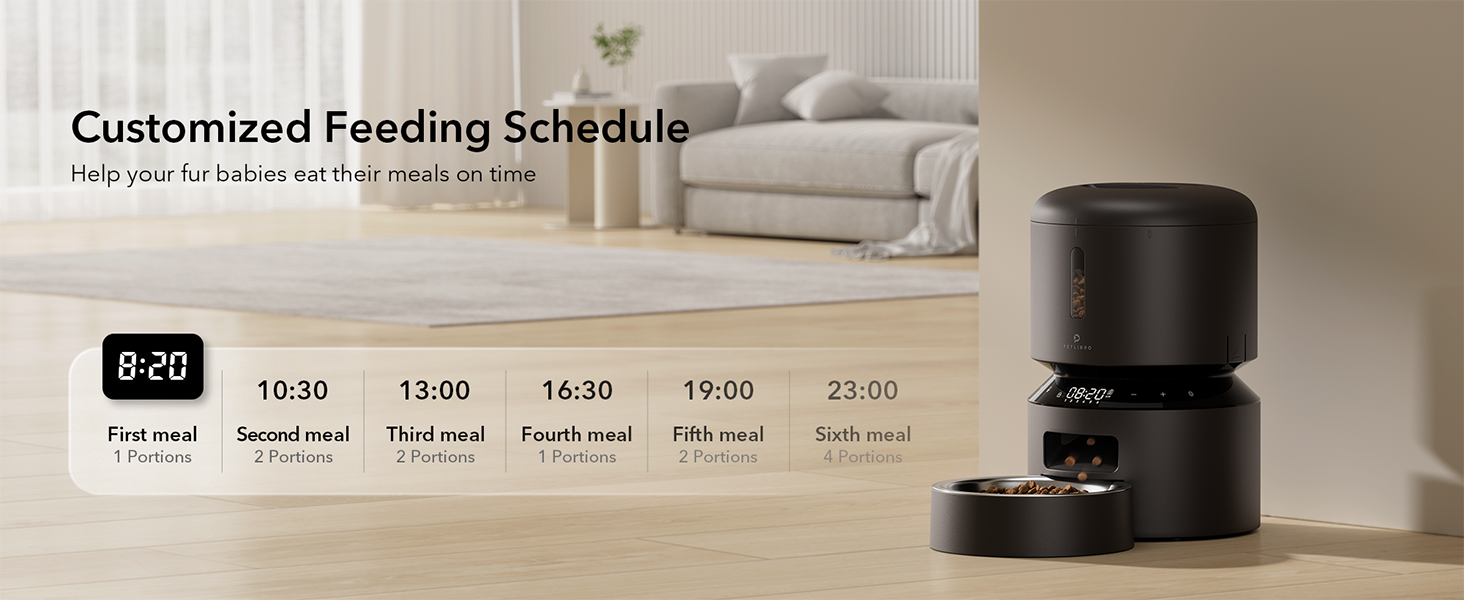 PETLIBRO Automatic Cat Feeder, Microchip Cat Feeder with Stainless