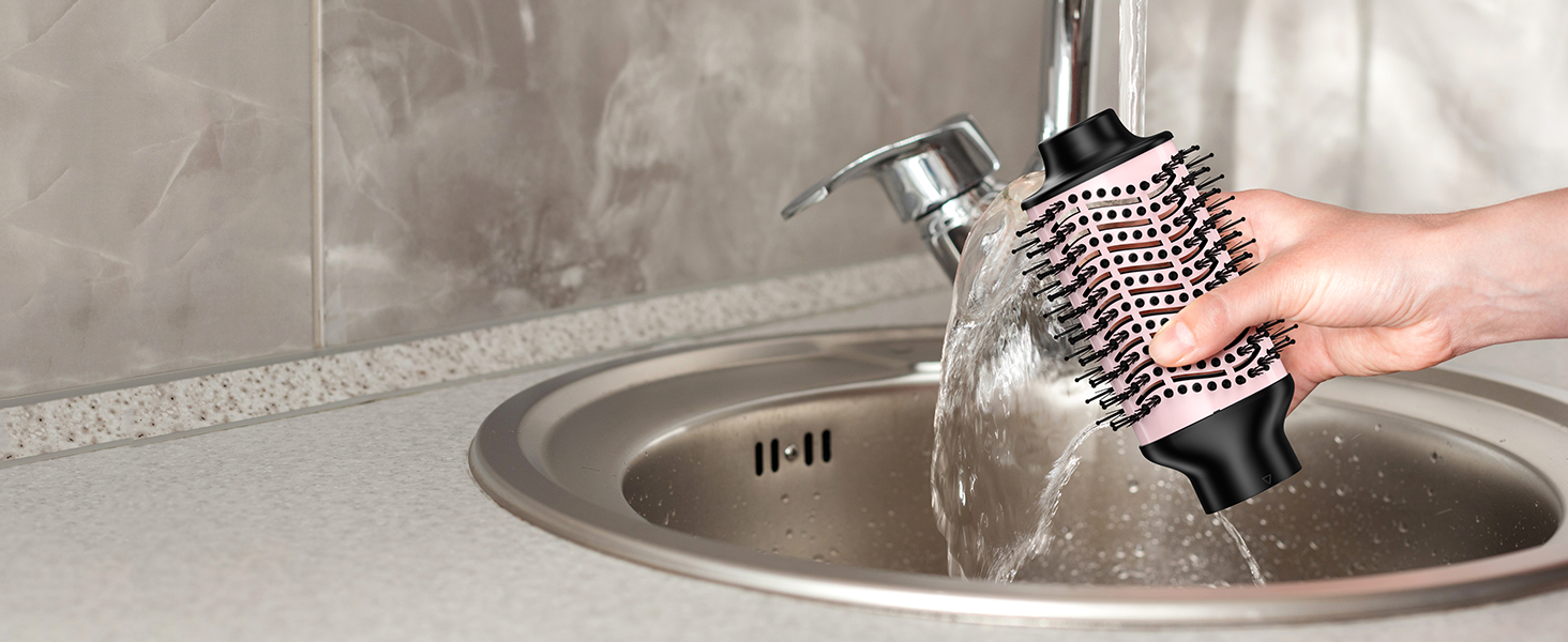 rotating hair dryer brush