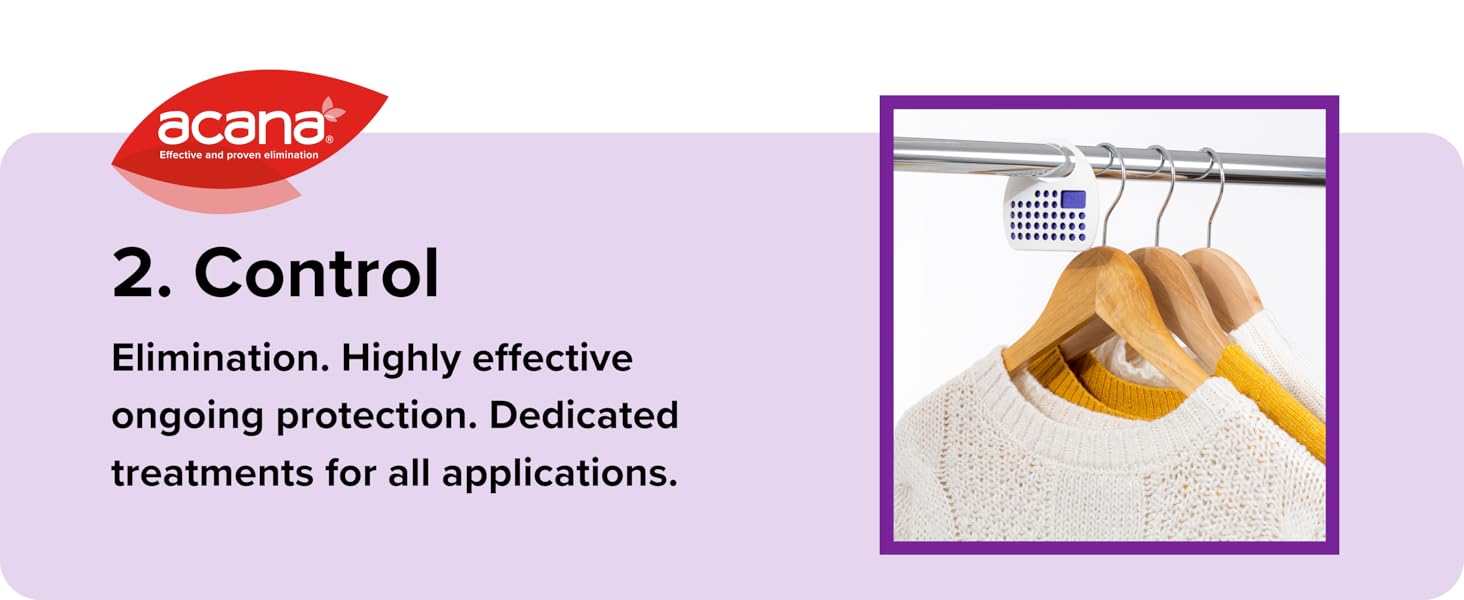 Acana Sachet Moth Killer 20 Pack For Drawers & Storage Protects