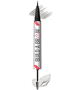 Maybelline Build-A-Brow 2-in-1 Brow Pen and Sealing Eyebrow Gel, Eyebrow Makeup for Real-Looking,...