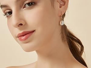 moonstone earring