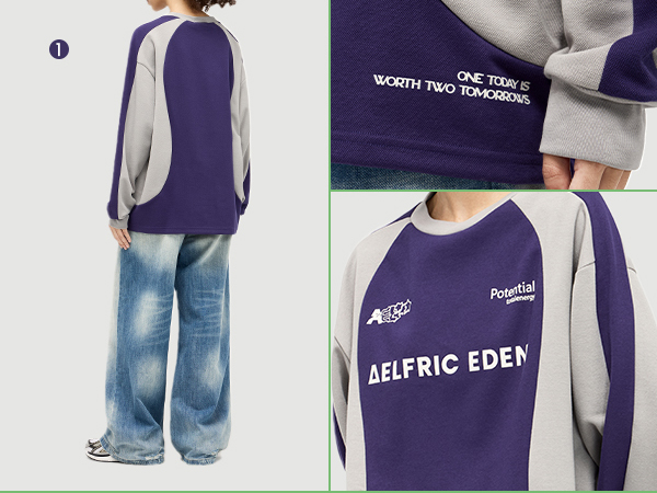 Amazon.com: Aelfric Eden Oversized Graphic Sweatshirt for