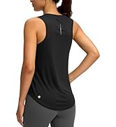 SANTINY Women's Sleeveless Workout Tops Lightweight Tennis Yoga Athletic Running Shirts Racerback...
