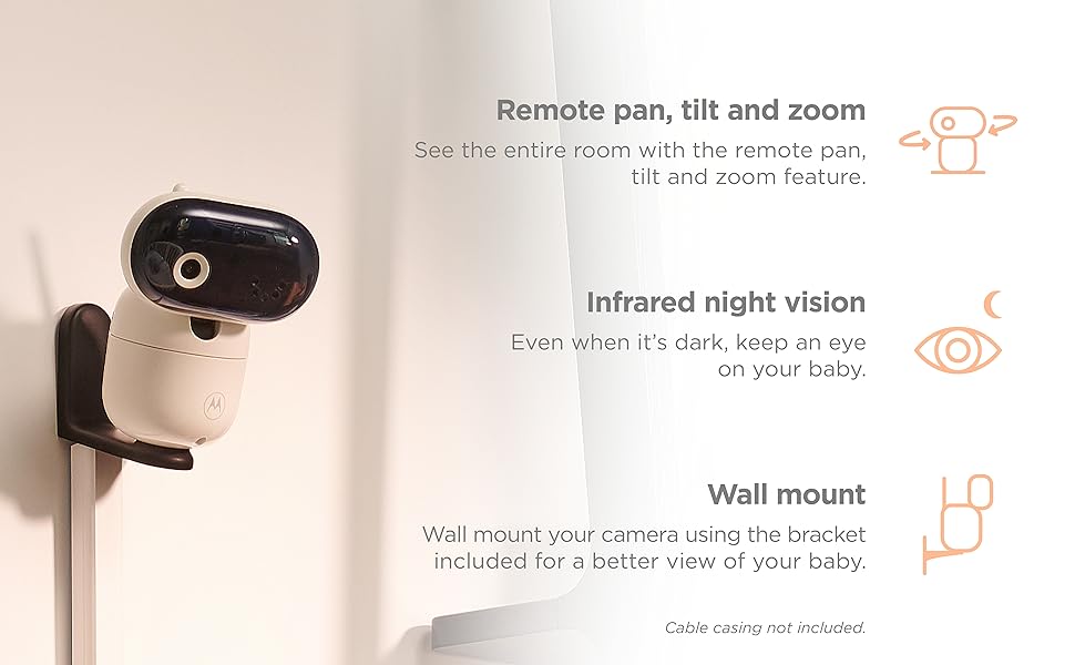 Motorola Nursery PIP1010 CONNECT WiFi® Motorized Video, 59 OFF