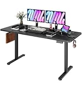 Monomi Electric Standing Desk, 71 x 31.5 inches Height Adjustable, Ergonomic Home Office Sit Stan...