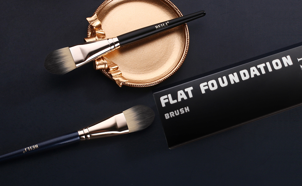 BEILI Foundation Brush Set for Liquid Mask Concealer Makeup Flat Foundation Makeup Brushes
