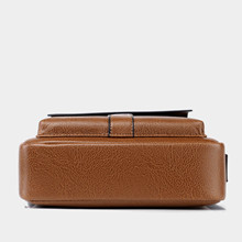 Men's leather shoulder bag