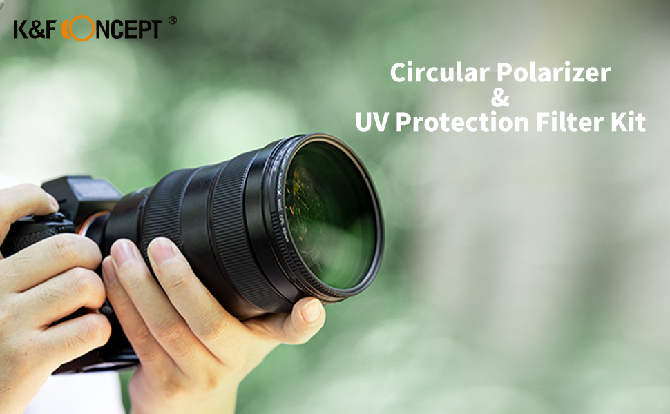 K&F Concept 67mm NanoX Circular Polarizers Filter & MC UV Protection