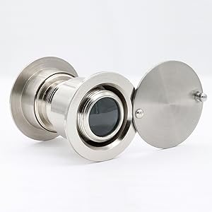 Door viewer peephole Satin Nickle