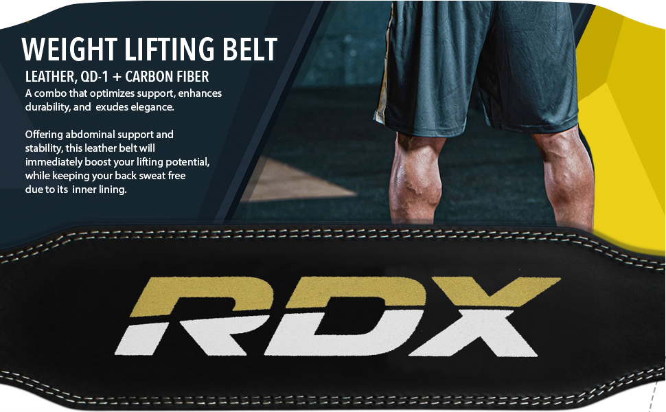 RDX Weight Lifting Belt for Fitness Gym Adjustable Leather Belt 6