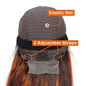 4/350 Highlight Lace Front Wig Human Hair Glusless Wigs