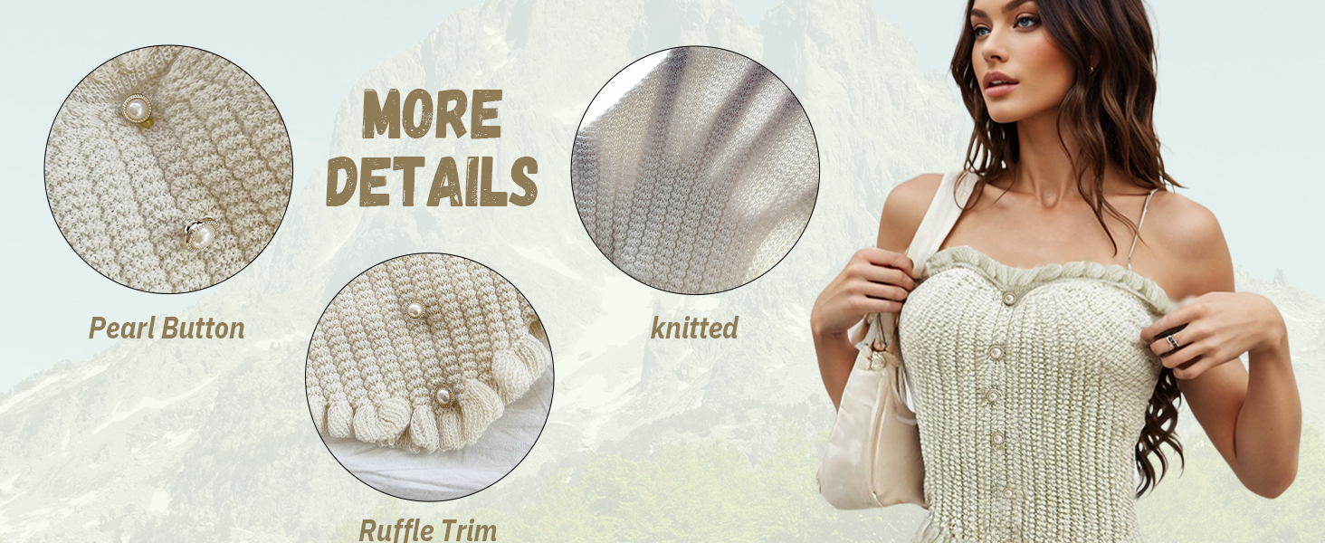 Ruffle Trim Asymmetrical Crop Tops