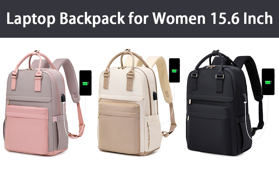 Laptop Backpack for Women 15.6 Inch Laptop Bag Fashion Backpacks Stylish