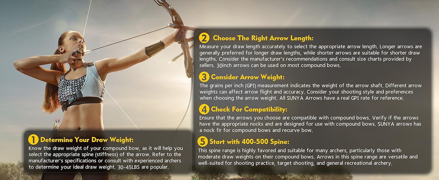 compound bow arrow choose