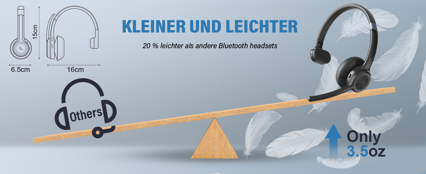 Bluetooth Headset mit Mikrofon