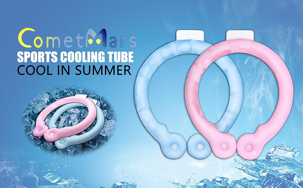 CometMars Neck Cooling Ring (pink), Wearable Neck Cooling
