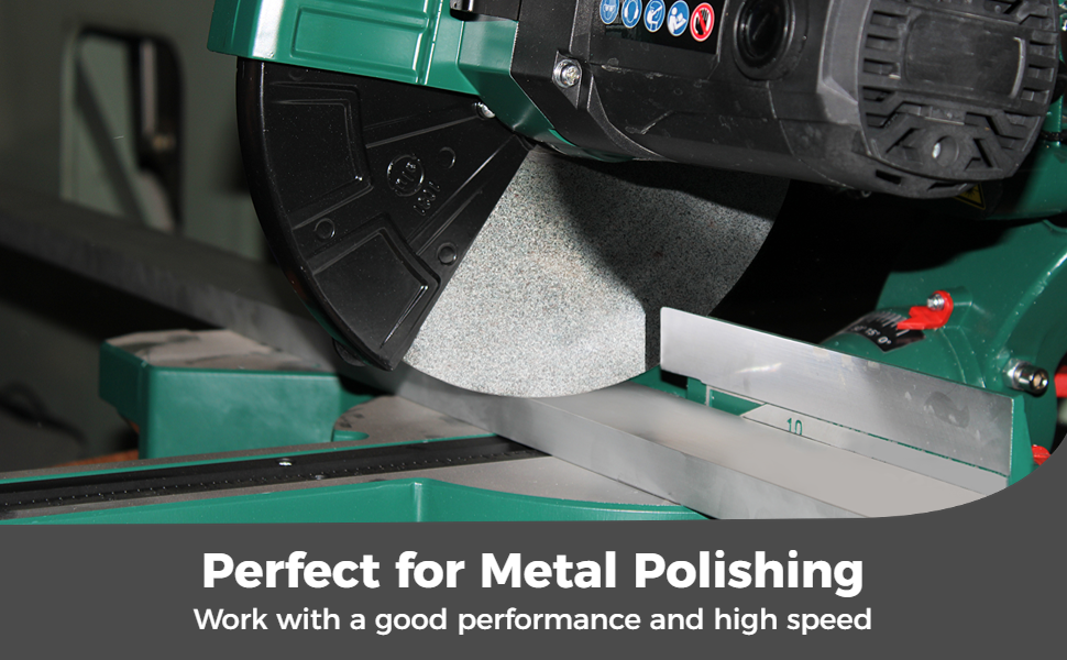 6" 60 Grit Silicon Carbide Bench Grinder Wheel for 1/2" Arbor (1 Pack, 2/3