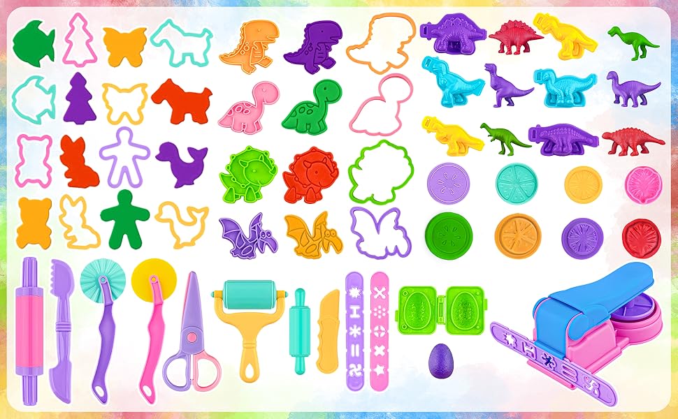 playdough accessories dinosaur