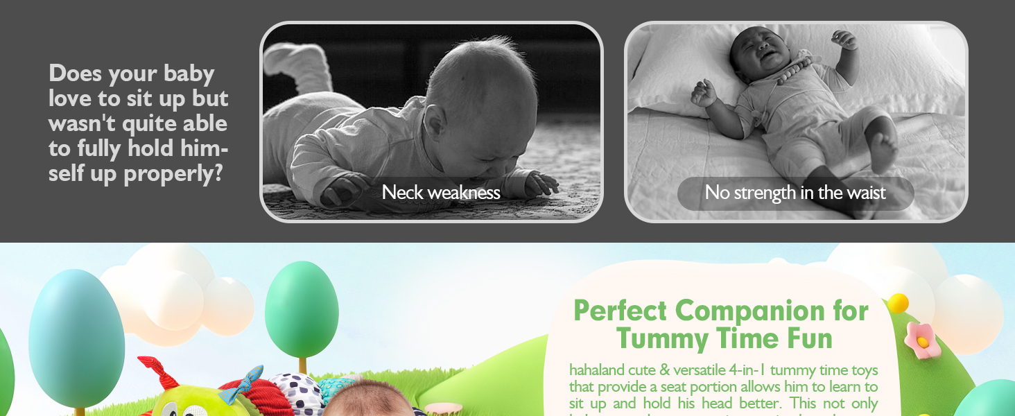 Baby Toys 612 MonthsTummy Time & Seated Support & Pillow