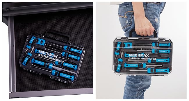 29 pc screwdriver set storage & potable