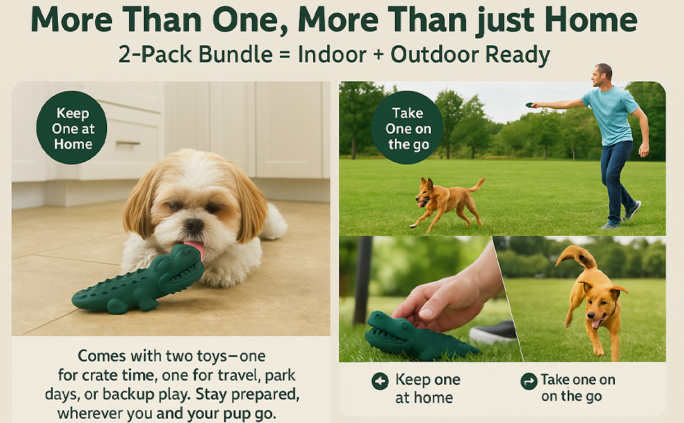 Lettuce Pets 2-Pack Dog Slow Feeder Puzzle Toy