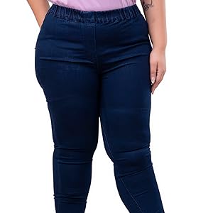 plus size denim jeggings