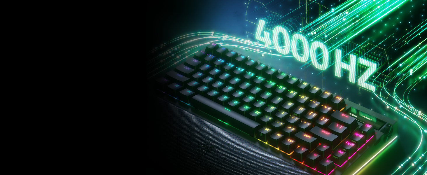 Razer BlackWidow V4 Pro 75 Wireless Gaming Keyboard OLED