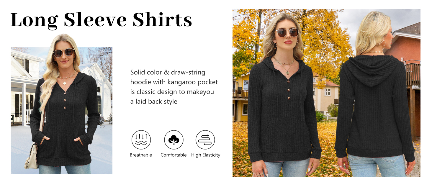 long sleeve shirts for women